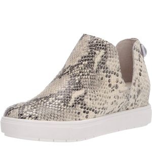 Size 7.5 STEVE MADDEN High Top Slip-Ons, High Platform, Snake Skin
